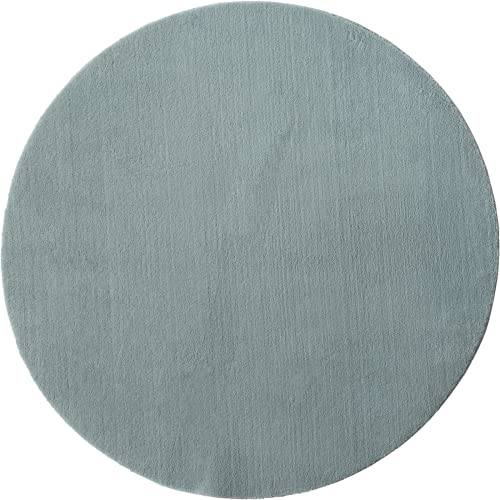 Mia´s Teppiche Taos – kuscheliger Kurzflor Teppich in Felloptik, super Soft & waschbar bis 30°C, mit Anti-Rutsch-Unterseite, Wohnzimmer & Schlafzimmer