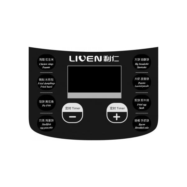 Liven Electric Skillet Baking Pan LRD3020A, Digital Display, 3 Heating