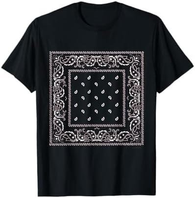 Amazon.com: Black or Dark Bandanna T-Shirt : Clothing, Shoes & Jewelry