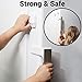 Cabinet Locks Child Safety, Baby Proofing (6 Pack) - Child Proof Refrigerator Fridge Doors and Cabinets - Reusable with Included Kit - Premium 3M Adhesive - Adjustable Length Strap and Latch Lock