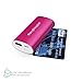 Portable Charger RAVPower 6700mAh (2.4A Output & 2A Input) External Battery Pack Power Bank Power Pack Backup Battery Charger for iPhone Xs, iPhone X, 8 Plus, Galaxy S9, S8, Note 8 and More - Pink