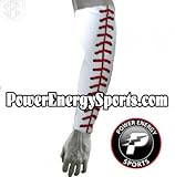Baseball Sports Compression Arm Sleeve - Baseball Stitch