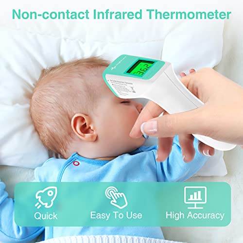 NonContact Forehead Scan Thermometer, Digital Temperature Gun for