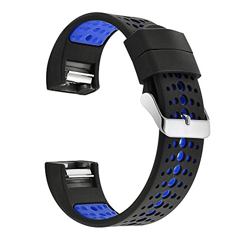 Loveblue for fitbit charge 2 band,sports multicolour si…