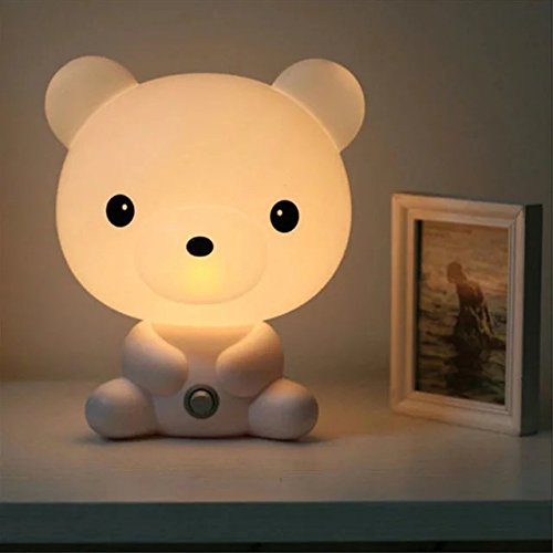 Sealive Lovely Baby Kids Children Bedroom Night Sleeping Light Bear Dog Rabbit Panda Cartoon Animal Lamp Best For Boys Girls Gifts EU Plug AC220V