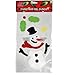 Gift Boutique 6 Christmas Window Gel Clings Happy Holiday Sticker Decal Decorations Includes Santa Snowman Winter Snowflakes Reindeer & Tree Ornaments For Seasonal Classroom Party Supplies Accessories