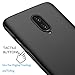 ORNARTO OnePlus 6T Case, 1+6T Thin Fit Shell Premium Hard Plastic Matte Finish Non Slip Full Protective Anti-Scratch Cover Cases for OnePlus 6T(2018) 6.41'Smooth Black