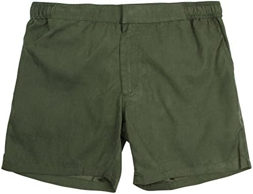 Mosmann Mens Tailored Swim Shorts - Combat Green (New) (Small)