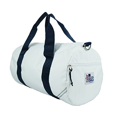 SailorBagsRound Duffel with Blue Straps