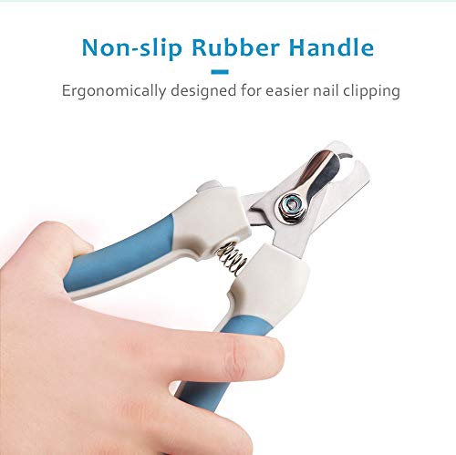 Aritan Pet Nail Clippers and Trimmer with Safety Guard and Nail Grind File, Professional Stainless Large Dog Cat Rabbit Bird Nail Scissor, Pet Grooming Nail Care Tool at Home