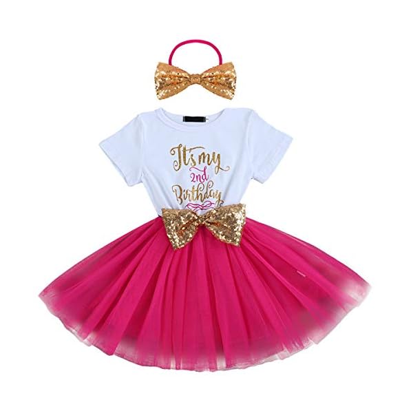 Baby Girls 1st/2nd Birthday Cake Smash Outfits One Year Party Princess Shiny Sequin Bow Tutu Skirt Headband Clothes Set