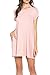 Solid Trapeze Knit Pocket Dress