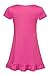 AOVCLKID Vampirina Nightgown Girls Cartoon Printed Pajamas Dress (Rose,140/6-7Y)