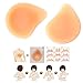 MaxTara Silicone Breast Form Women Mastectomy Prosthesis Bra Insert Pad 1 Piece Right Side B Cup 300g/piece