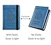 Passport Holder Cover Wallet Travel Essentials RFID Blocking Leather Card Case International Must Haves Travel Accessories for Women Men(101#Blue)