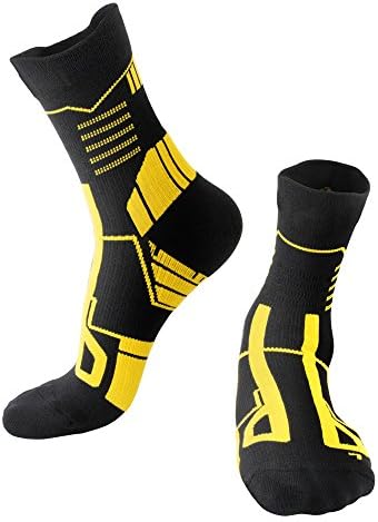 Sports Socks For Men Women,Ankle Long Professional Socks For Cycling Soccer Basketball Tennis Hiking Running,One Pair
