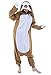 NEWCOSPLAY Family Unisex Onesies Pajamas Cosplay Sleepsuit Costume Pajamas (S, Sloth)