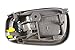 PT Auto Warehouse TO-2543G-RH - Inside Interior Inner Door Handle, Gray - Passenger Side