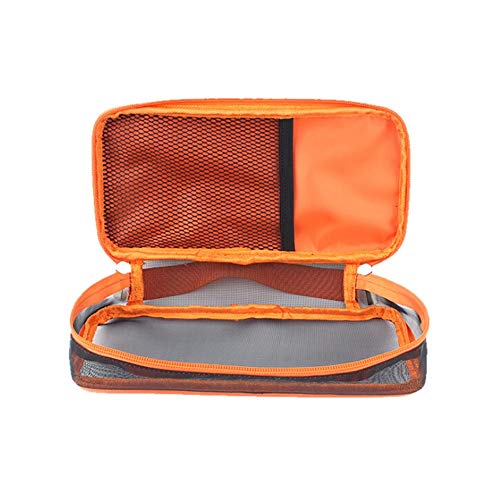 Camping Eating Utensils Storage Bag, Camping Kitchen Utensil set, Outdoor Cutlery Storage Bag Picnic Portable Cutlery Bag Bbq Supplies Drain Net Chopsticks Organizer, Camping, Bbq, Travel Kit