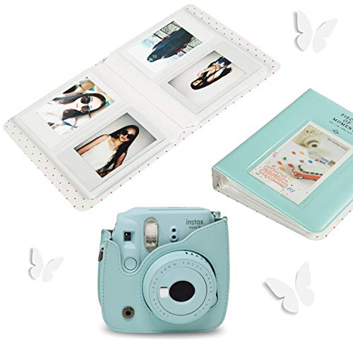 Fujifilm Instax Mini 9 Kids Instant Camera + Fuji Instax Film (20 Sheets) + Accessories Bundle, Photo Album, More (Ice Blue) - Thumbnail 3