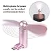 TOPUSER Cell Phone Fan, Portable Aluminum Alloy Shell Mobile Phone Fan Cooling Fan Air Conditioner Cooler, Mini Fan for Android Cell Phone, Compatible for Micro USB Port Phone Fan(Micro USB, Silver)