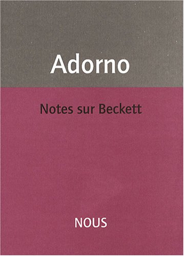 Notes sur Beckett