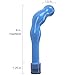 Blue Prostate Massager Male Sex Toy Waterproof Multi Speed P Spot Vibrator with Powerful Vibrations