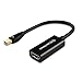 Cable Matters 4K Mini DisplayPort to HDMI 4K Adapter (Mini DP to HDMI Adapter) in Black - Thunderbolt and Thunderbolt 2 Port Compatible primary