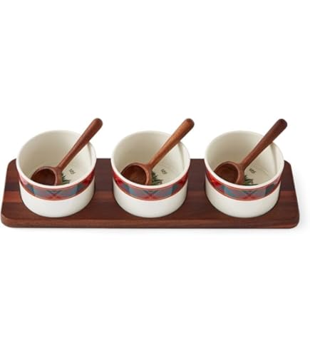 スポード　SpodeChristmas Amazon.com: Spode Christmas Tree Condiment Set - 7 Piece Holiday