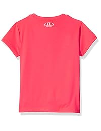 Under Armour Wordmark - Camiseta de manga corta para niña