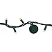 Bright Tunes Decorative String Lights with Bluetooth Speakers, Warm White LED Lights, Green Cord