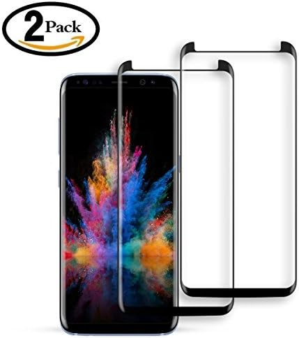 Samsung Galaxy S9 Plus Tempered Glass Screen Protector,[Full Coverage] [Bubble Free] [Case Friendly] [Anti-Scratch] Film Screen Protector for Samsung Galaxy S9 Plus