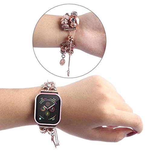 Koudhug Compatible For Apple Watch Bands And Case 38mm 40mm 42mm 44mm For Se Series 6