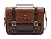 ECOSUSI Vintage Crossbody Messenger Bag Satchel Purse Handbag Briefcase for Women & Girl