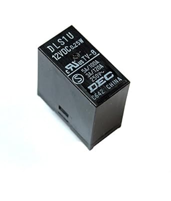 (RR #42) 2pcs DEC Relay DLS1U-12VDC, 12VDC, 0.25W, SPST: Amazon.com ...