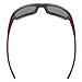 NAGA Kids 6-14 UV400 Polarized Sports Sunglasses - Grey Lens Grey Red Frame