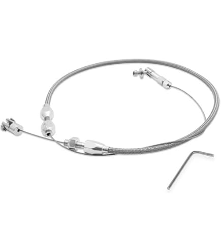 Amazon.com: Mr. Gasket 5659 Braided Stainless Throttle Cable