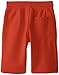 Southpole Big Boys' Boys Jogger Shorts In Basic Solid Colors and Fleece Fabric, Orange, Medium