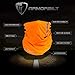 High Visibility Reflective Safety Face Clothing - Neck Gaiter, Bandana Dust Mask, Sun Shade Shield, Multifunctional Headwear (ORANGE) (3)