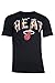 NBA Miami Heat Men's T-Shirt Arched Plexi Short Sleeve Tee Shirt, Large, Black