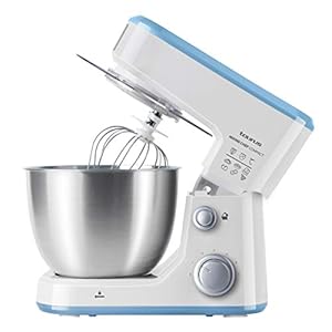 Taurus Mixing Chef Compact – Batidora amasadora con sistema planetario, 5 funciones, 6 velocidades, Función turbo, Bol de 4 l, Acero inoxidable, 500 W