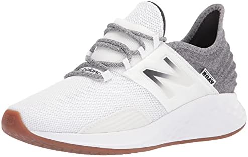 New Balance Women's Fresh Foam Roav V1 Sneaker, Nb White/Black