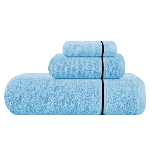 MyOwn Ultra Soft 3 Pack Cotton Towel Set, Contains