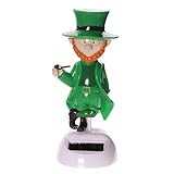 Puckator Ff52 solar Elf Figurine Green/orange/white Plastic, 6 x