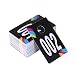 SUKIRA Live Sale Plastic Number Tags, Normal and Reverse Mirror Image Coat Room Checks for Facebook Live Sale, Reusable Lularoe Supplies, Hanger Cards for Clothes, 100 Consecutive Numbers, (001-100)