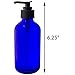 Cobalt Blue Glass 15 Piece Starter Set Kit - Includes 1 -16 oz Trigger Sprayer Bottle, 1 -8 oz Trigger Spray Bottle, 1 -8 oz Lotion Pump Bottle, 2 -4 oz Fine Mist Spray Bottles, 2 -2 oz Fine Mist Spray Bottles, 1 -2 oz Treatment Pump Bottle, 1 -2 oz Dropper Bottle, and 6 -10 ml Roll On Bottles + Labels