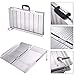 2' Aluminum Fold Portable Wheelchair Ramp Mobility Handicap Suitcase Threshold w/Handle