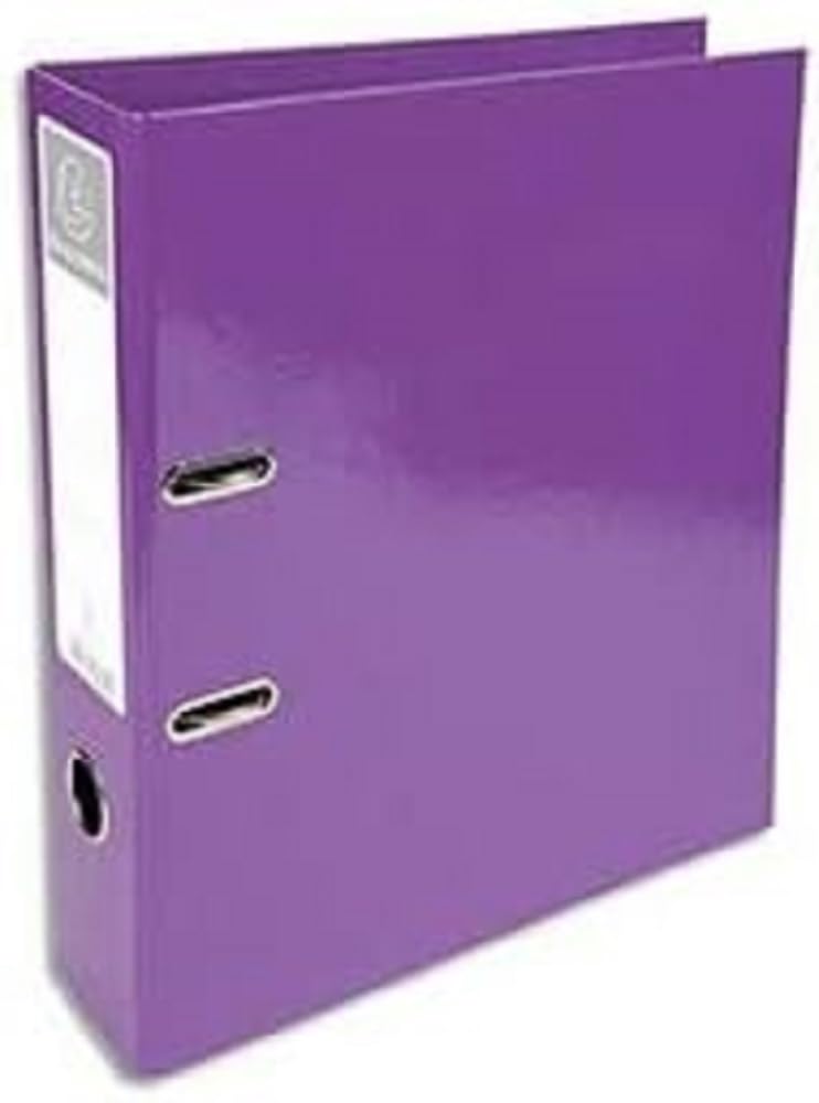 Exacompta - Ref 53626E - 'Iderama Collection - Lever Arch File - 320 x 290mm in Size, Suitable for Storing A4 Documents, 70mm Spine, 75mm Rings, FSC-Certified - Purple