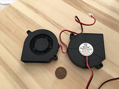 2 Pieces 60mm 5v Fan Brushless Exhaust Centrifugal Blower Computer C28