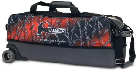 Amazon.com : Hammer Dye Sub Triple Tote Bowling Bag - Black Widow